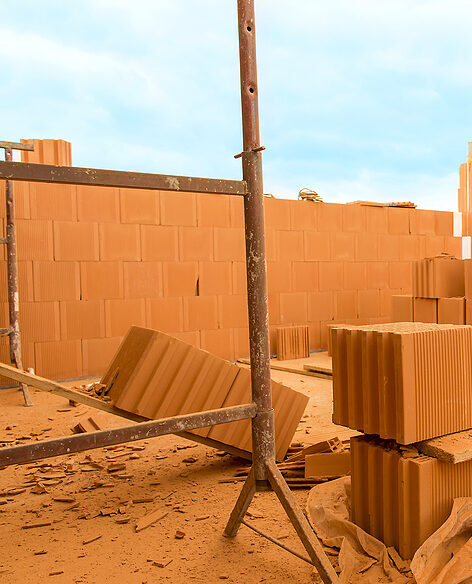 Brick By Brick,  Build A House On Your Own. Building A Home. Pow